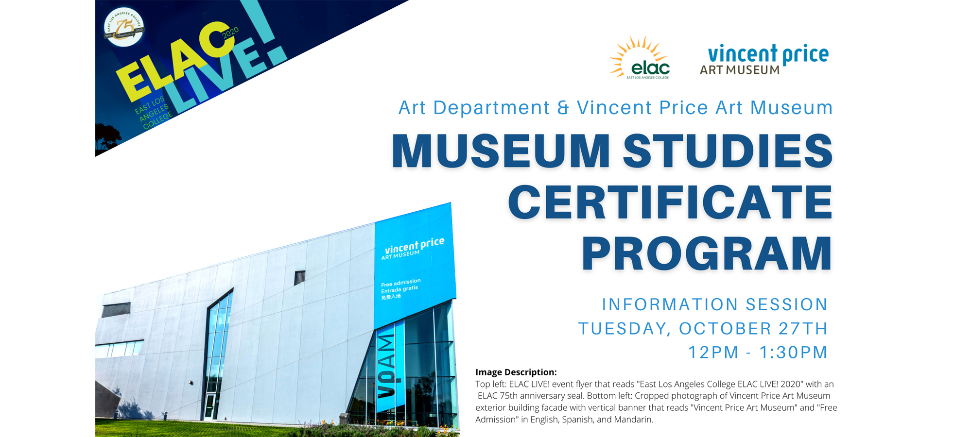 MUSEUM STUDIES INFORMATION SESSION